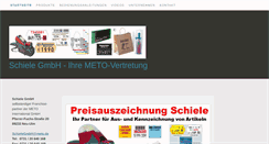 Desktop Screenshot of preisauszeichner-schiele.de